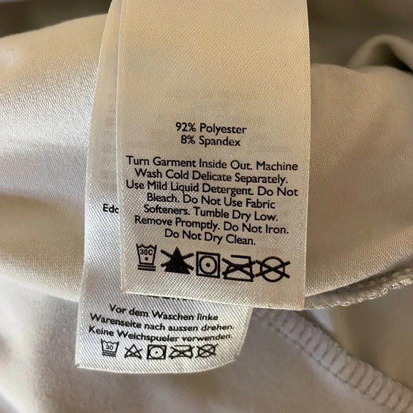 Eddie Bauer women’s dress Medium mini tank shelf bra stretch casual grey green - Picture 5 of 7
